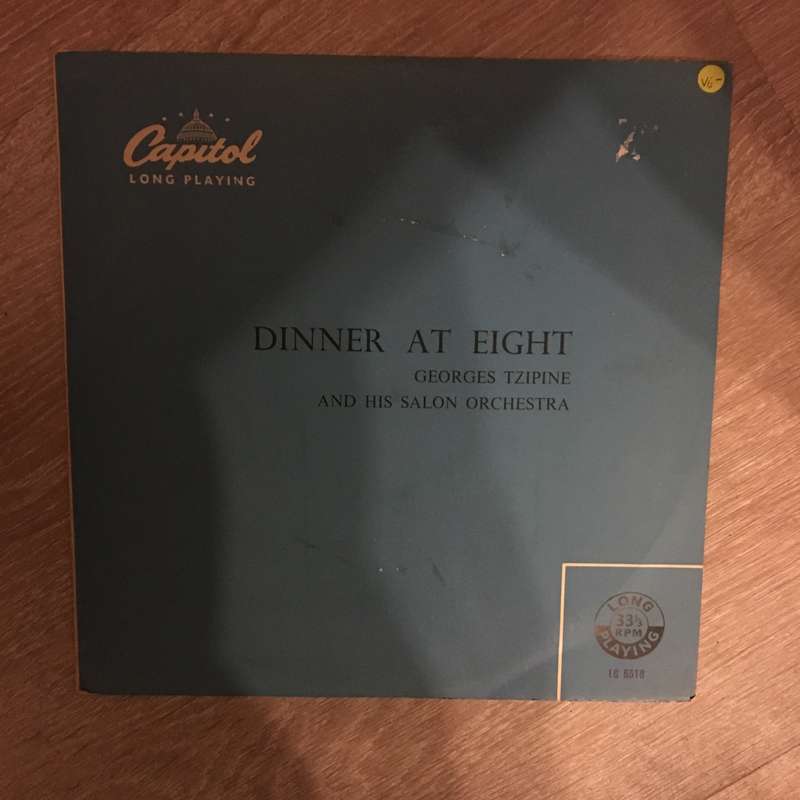Georges Tzipine - Dinner At Eight - Vinyl LP Record - Opened  - Very-Good- Quality (VG-)