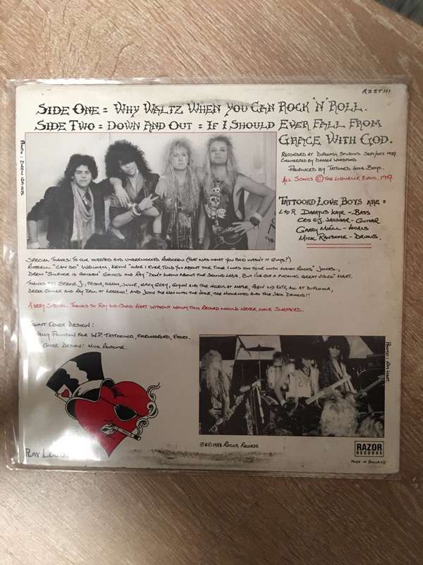 Love Boys - Tattooed   Vinyl LP - Opened  - Very-Good+ Quality (VG+)