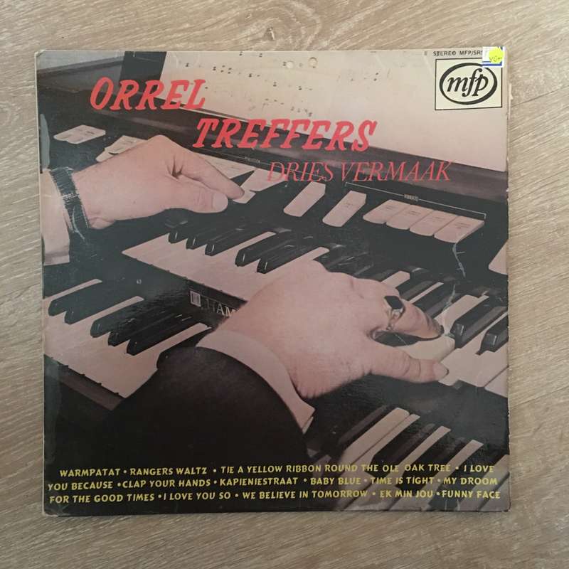 Dries Vermaak - Orrel Treffers  - Vinyl LP Record - Opened  - Very-Good+ Quality (VG+)