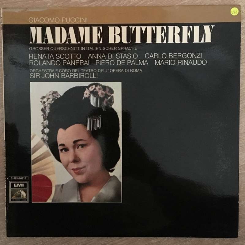 Giacomo Puccini  Madame Butterfly (Grosser Querschnitt In Italienischer Sprache) - Vinyl...