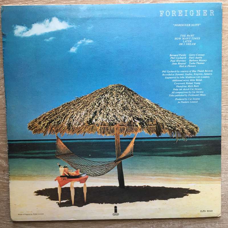 Cat Stevens  Foreigner  Vinyl LP Record - Opened  - Very-Good+ Quality (VG+)