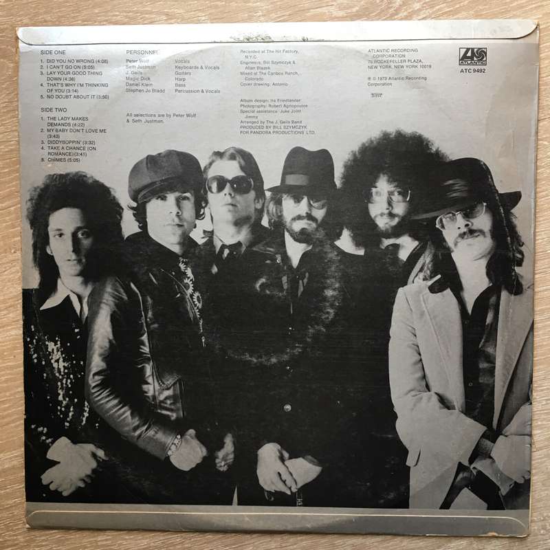 The J. Geils Band - Ladies Invited - Vinyl LP Record - Opened  - Very-Good Quality (VG)