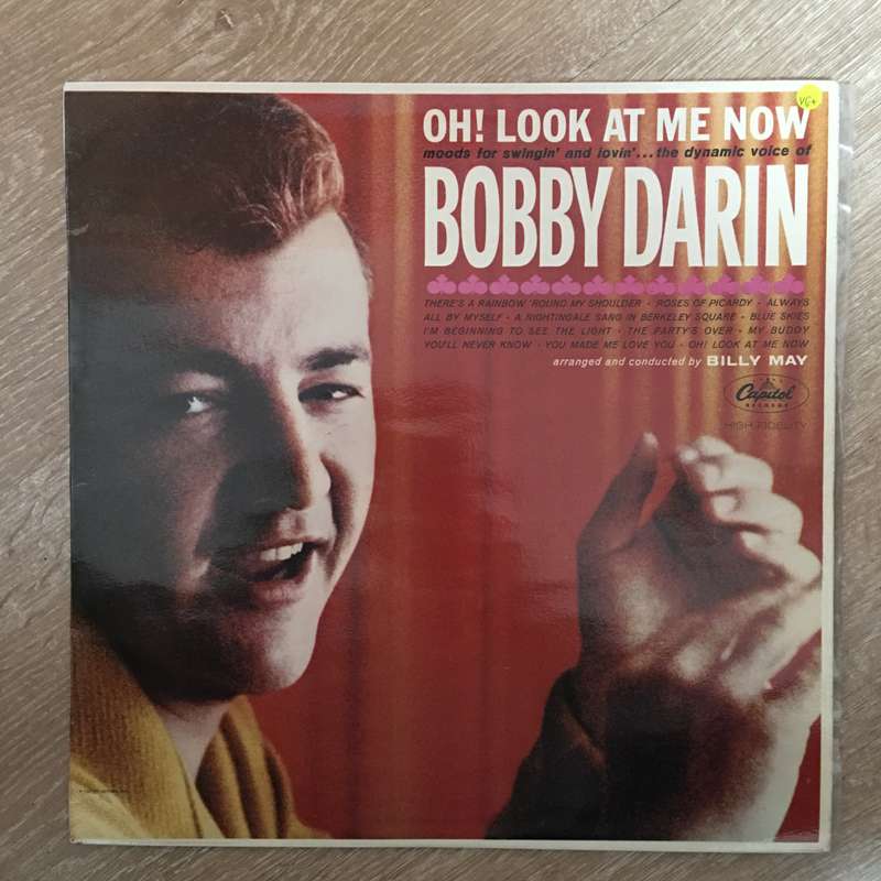 Bobby Darin - Oh - Look At Me Now - Vinyl LP Record - Opened  - Very-Good+ Quality (VG+)