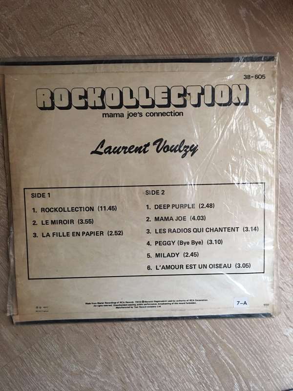 Laurent Voulzy, Mama Joe's Connection  Rockollection  - Vinyl LP Record - Opened  - Very-Go...