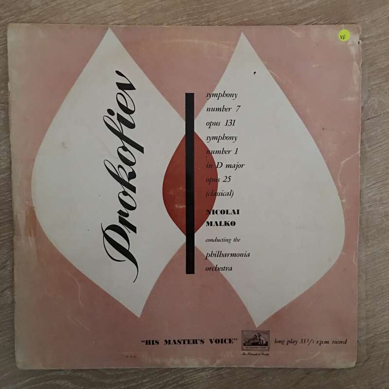 Prokofiev, Nicolai Malko, Philharmonia Orchestra  Symphony No. 7, Op. 131 / Symphony No. 1 ...