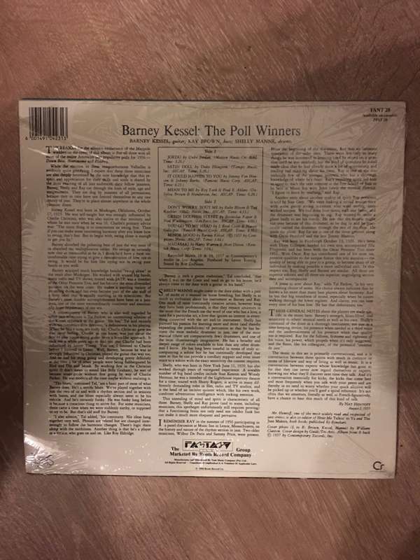 The Poll Winners - Barney Kessel, Shelly Manne ... -  Vinyl LP Record - Sealed