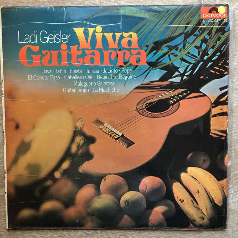 Ladi Geisler  Viva Guitarra Vinyl LP Record - Opened  - Very-Good+ Quality (VG+)