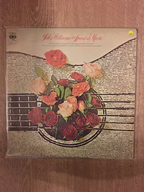 John Williams plays Spanish Music - Vinyl LP Record - Opened  - Very-Good+ Quality (VG+)