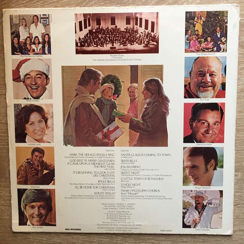 Home For The Holidays  - Vinyl LP Record - Opened  - Very-Good- Quality (VG-)