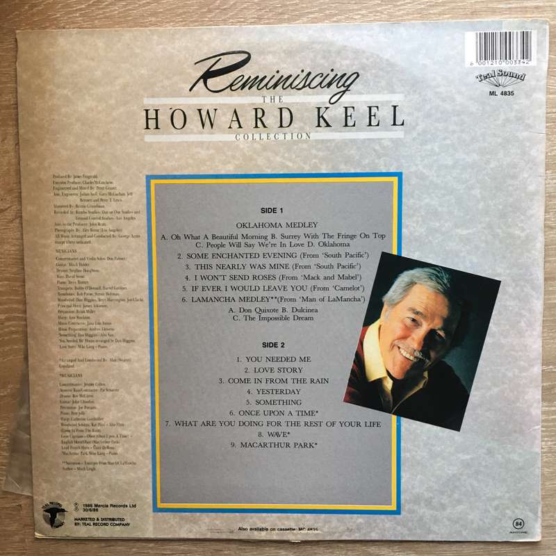 Howard Keel  Reminiscing (The Howard Keel Collection) - Vinyl LP Record - Opened  - Very-Go...