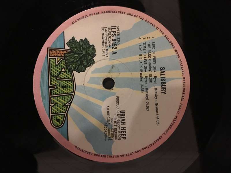 Uriah Heep - Salisbury (9152) - Vinyl LP Record - Opened  - Very-Good Quality (VG)