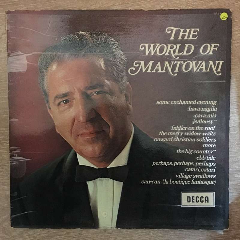 The World of Mantovani  - Vinyl LP Record  - Opened  - Very-Good+ Quality (VG+)