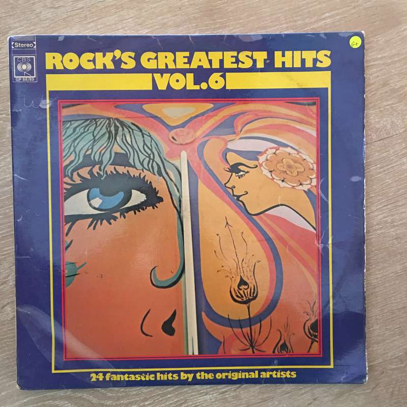Rock's Greatest Hits - Vol 6 - Double Vinyl LP Record  (G+)