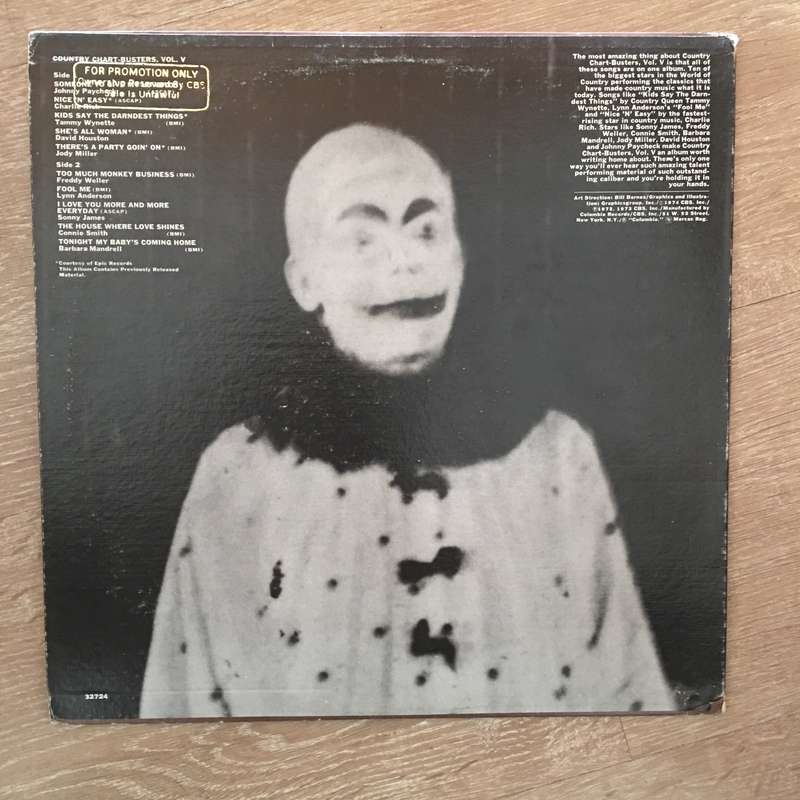 Country Chart Busters Vol 5 -  Vinyl LP Record - Opened  - Very-Good Quality (VG)
