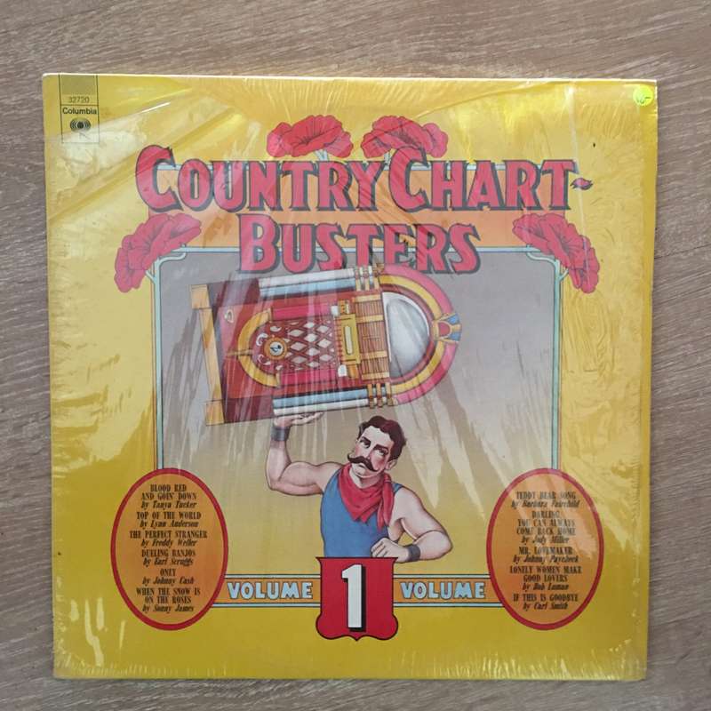 Country Chart Busters Vol 1 - Vinyl LP Record - Opened  - Very-Good- Quality (VG-)