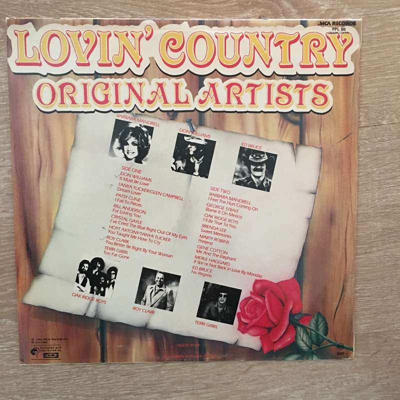 Lovin' Country Original Artists - Vinyl LP Record - Opened  - Very-Good- Quality (VG-)