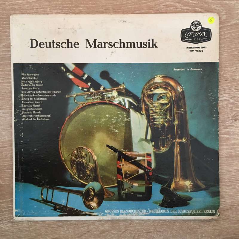 Deutsche MarschMusik - Vinyl LP Record - Opened  - Good Quality (G)