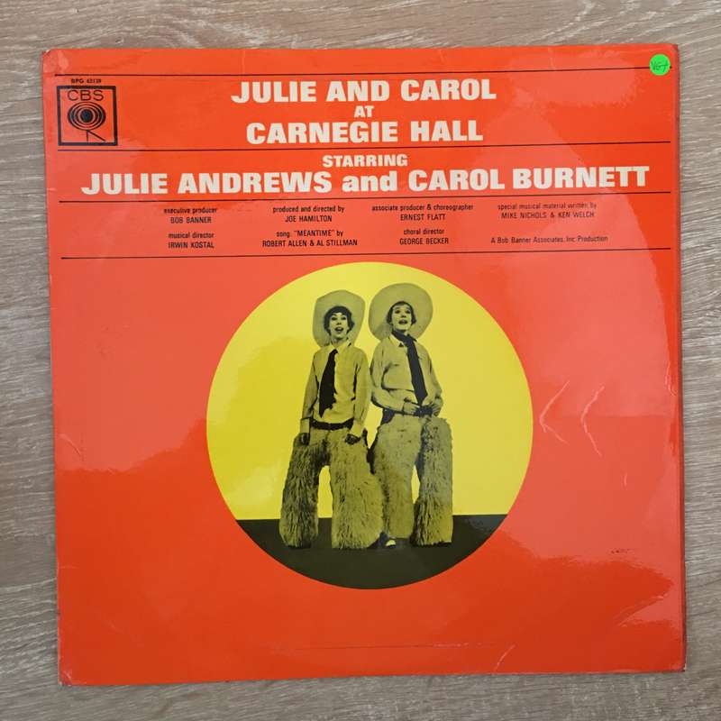 Julie Andrews And Carol Burnett  Julie And Carol At Carnegie Hall - Vinyl LP Record  - Open...