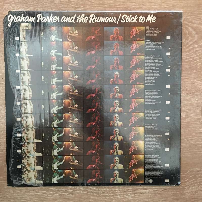 Graham Parker and The Rumour - Stick To Me - Vinyl LP Record - Opened  - Very-Good- Quality (VG-)