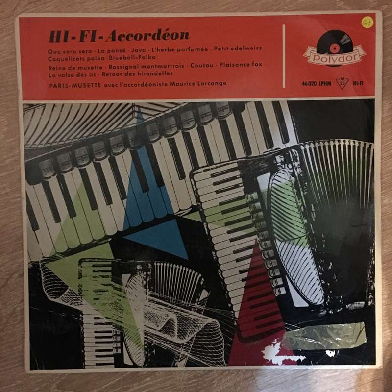Maurice Larcange  Hi-Fi Accordéon - Vinyl LP Record - Opened  - Good+ Quality (G+)