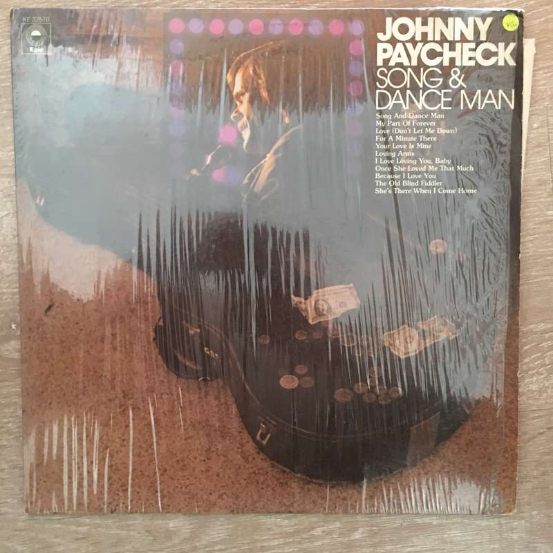 Johnny Paycheck - Song & Dance Man - Vinyl LP Record - Opened  - Very-Good+ Quality (VG+)
