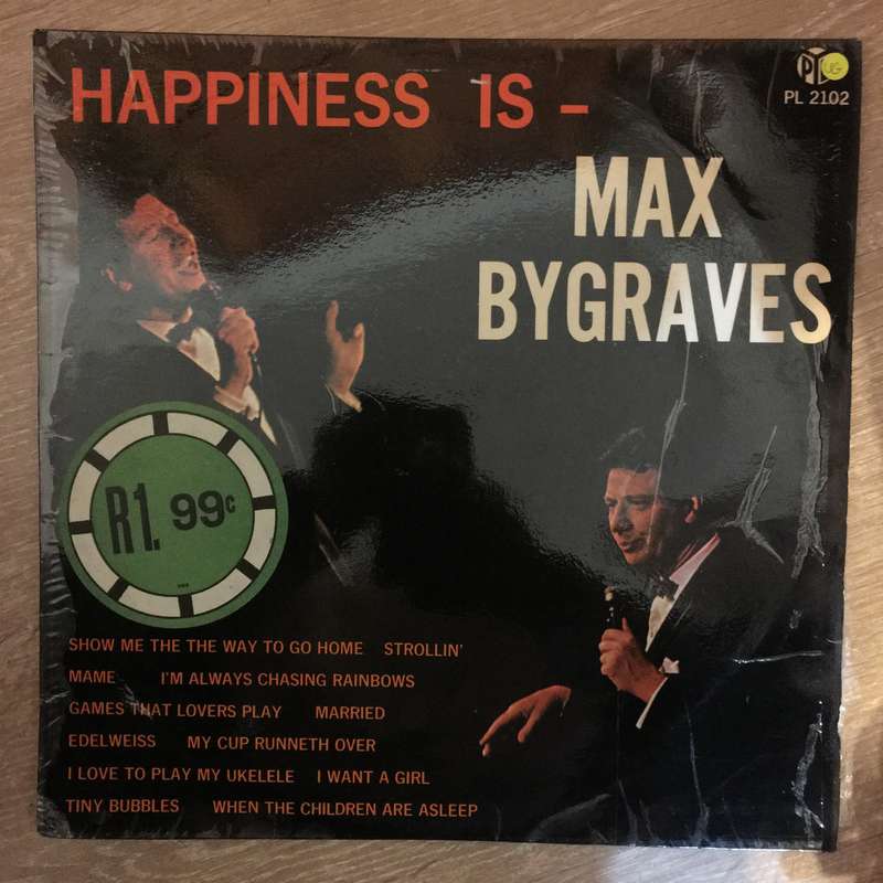 Max Bygraves -  Happiness Is - Vinyl LP Record - Opened  - Very-Good Quality (VG)