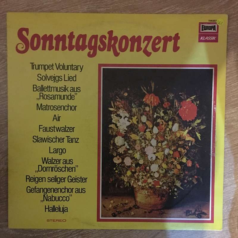 Sonntagskonzert - Vinyl LP Record  - Opened  - Very-Good+ Quality (VG+)