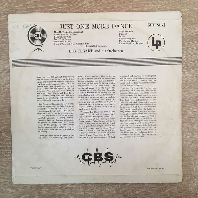 Les Elgart And His Orchestra  Just One More Dance - Vinyl LP Record - Opened  - Very-Good- ...