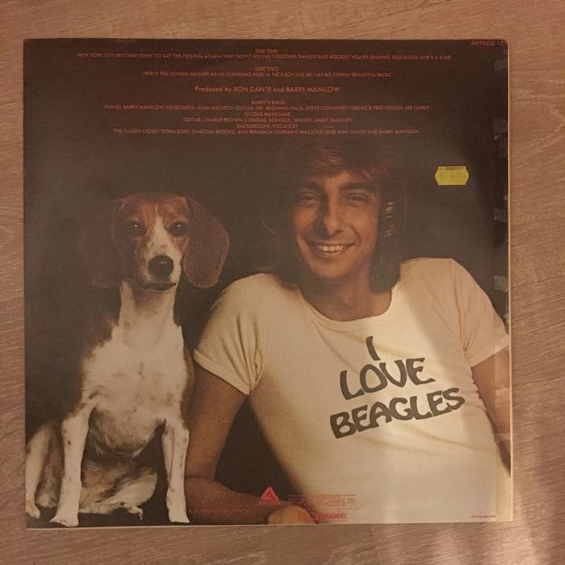 Barry Manilow - Tryin' To Get The Feeling  - Vinyl LP Record  - Very-Good+ Quality (VG+)