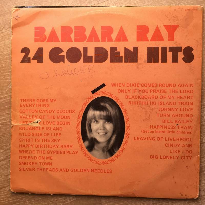 Barbara Ray 24 Golden Hits - Vinyl LP Record - Fair Quality (F)