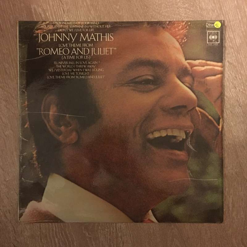 Johnny Mathis - Love Theme From Romeo & Juliet  - Vinyl LP Record  - Opened  - Very-Good+ Quality...