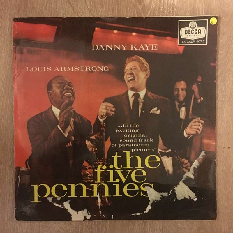 The Five Pennies - Danny Kaye & Louis Armstrong   - Vinyl LP Record - Opened  - Very-Good Quality...