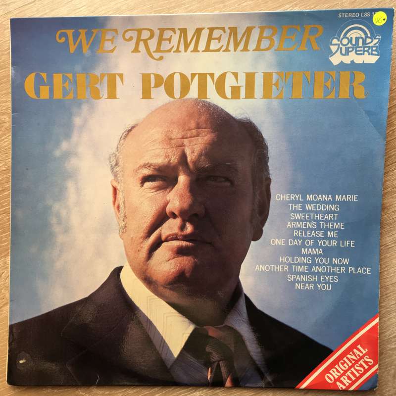 Gert Potgieter - We Remember Gert Potgieter - Vinyl LP Record - Opened  - Very-Good+ Quality (...
