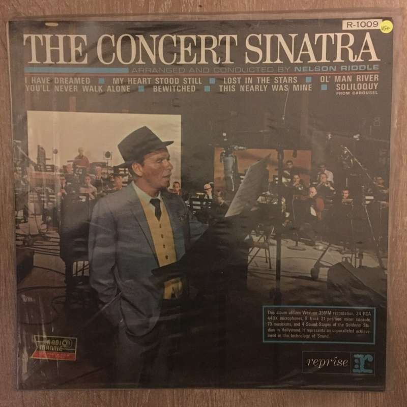Frank Sinatra - The Concert Sinatra - Vinyl LP Record - Opened  - Very-Good+ Quality (VG+)