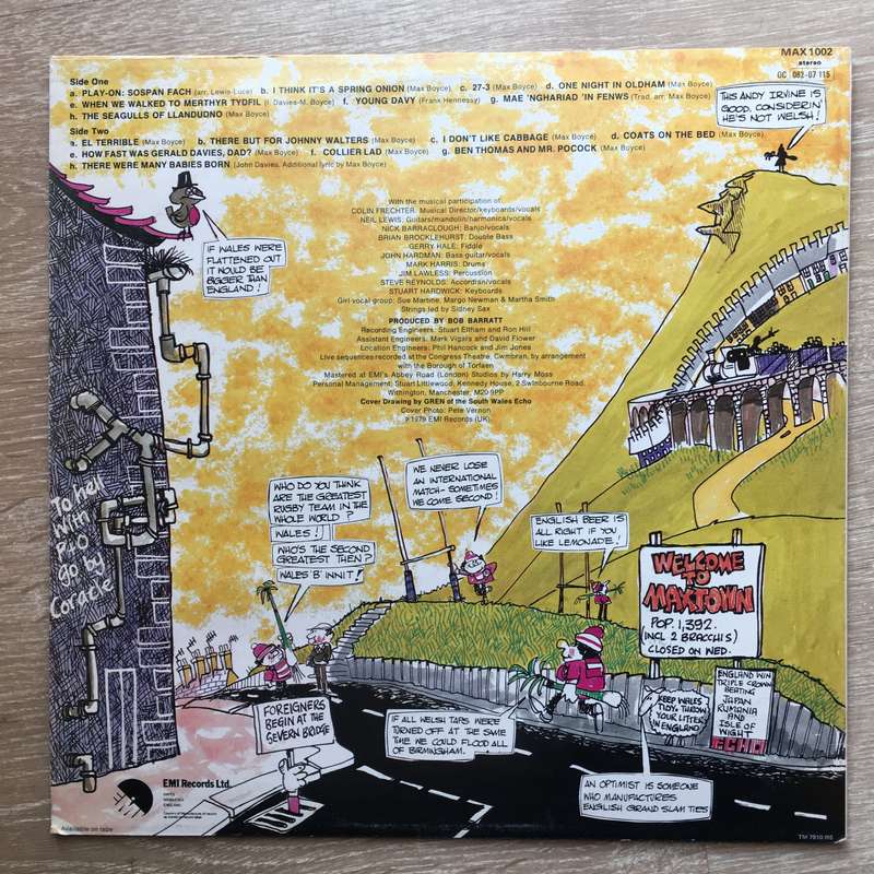 Max Boyce - Not That I am Biased - Vinyl LP Record - Opened  - Very-Good+ Quality (VG+)