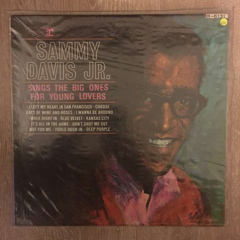 Sammy Davis J.R -Sings The Big Ones For The Young Lovers - Vinyl LP Record - Opened  - Very-Good+...