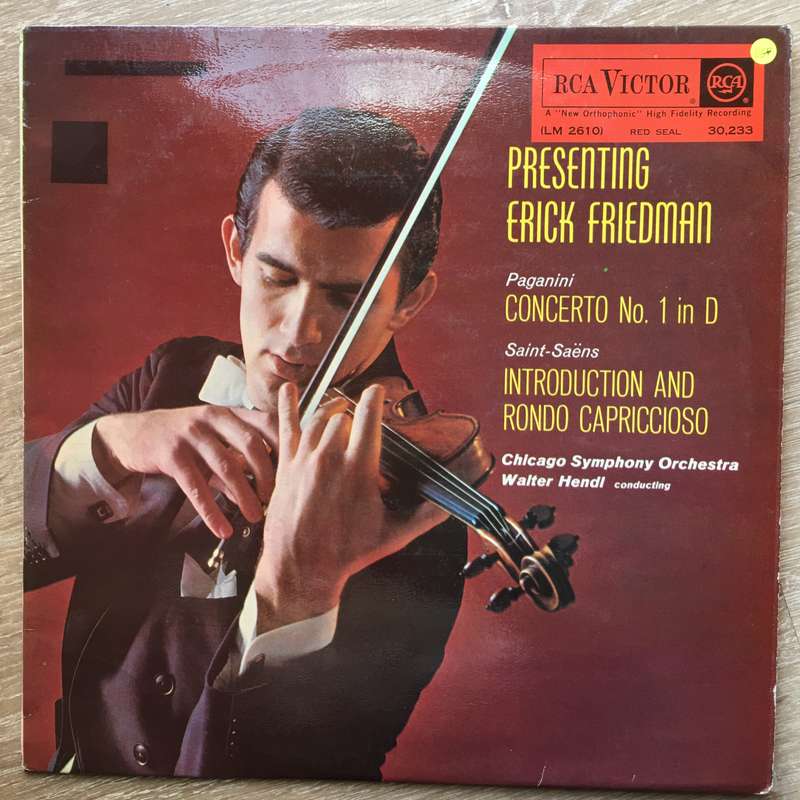 Paganini/ Saint-Saëns - Erick Friedman, Chicago Symphony Orchestra, Walter Hendl  Presenti...
