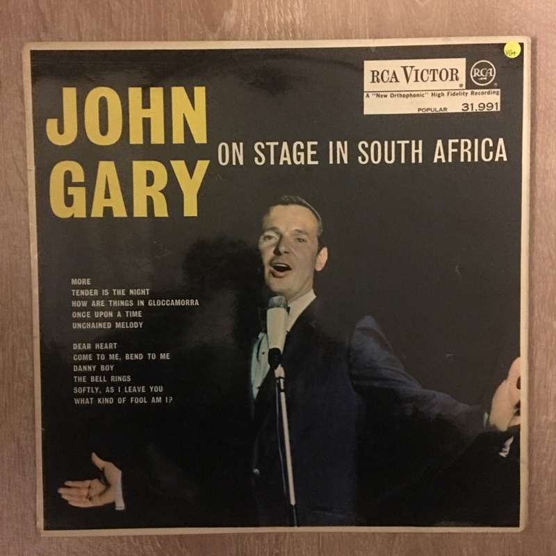 John Gary On Stage In Sounh Africa - Vinyl LP Record - Opened  - Very-Good+ Quality (VG+)