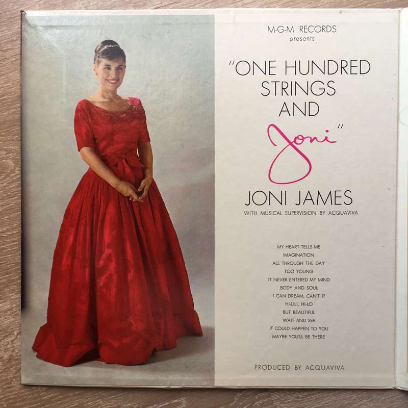 Joni James  100 Strings And Joni -  Vinyl LP Record - Very-Good+ Quality (VG+)