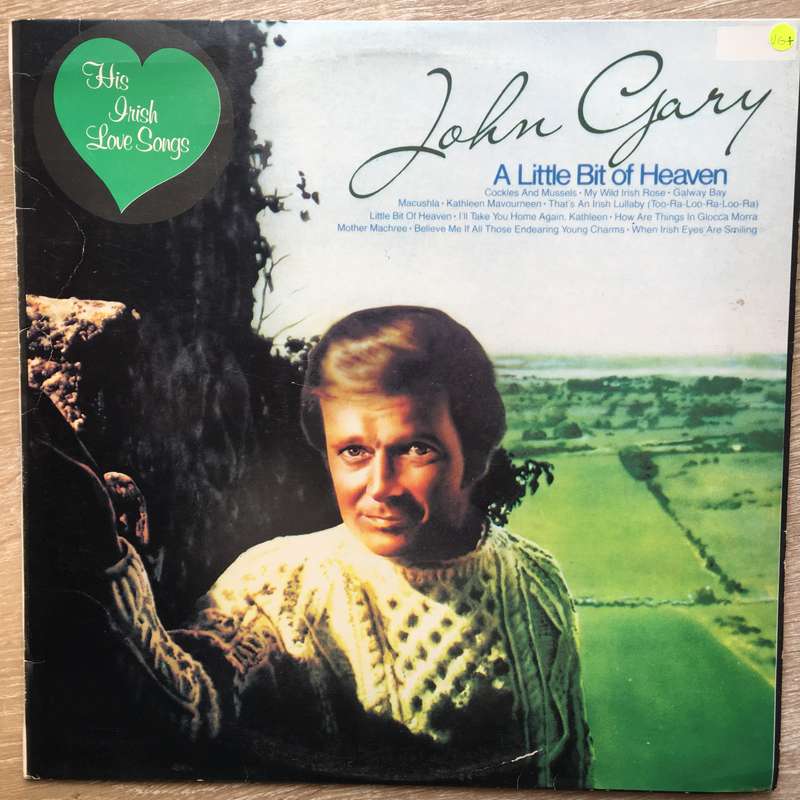 John Gary - A Little Bit Of Heaven  Vinyl LP Record - Very-Good+ Quality (VG+)