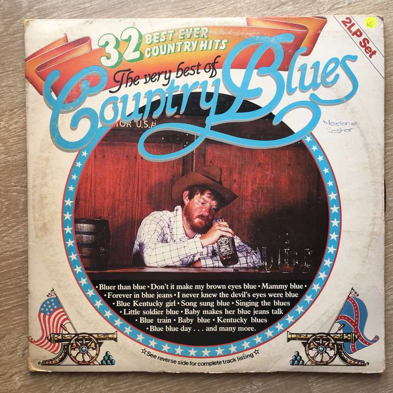 The Very Best Of Country Blues - 32 Best Ever Country Hits  - Double Vinyl LP Record - Opened  - ...