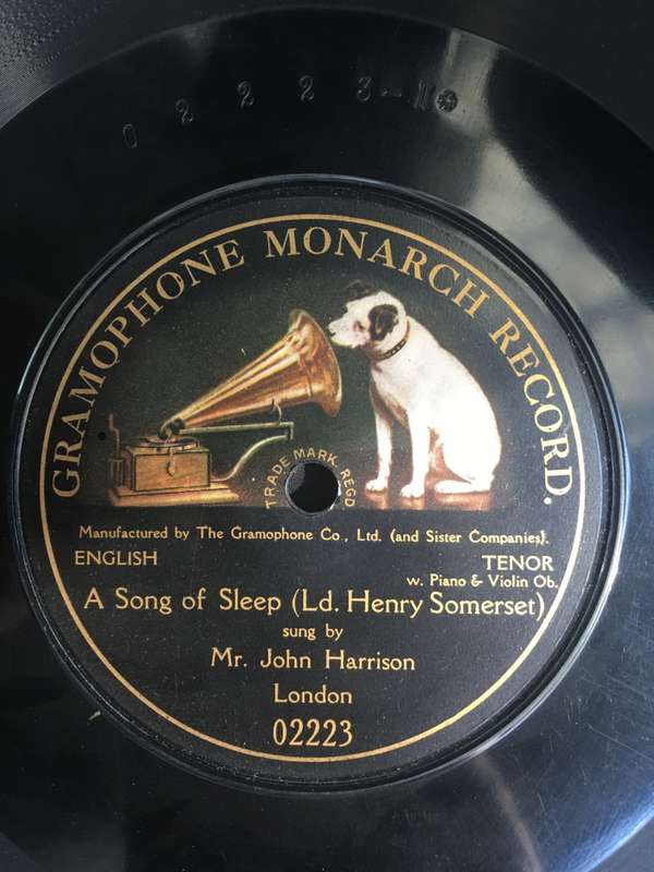 John Harrison - A Song Of Sleep - Rare 1909 Collectible - Vinyl LP Record - Opened  - Good Qualit...