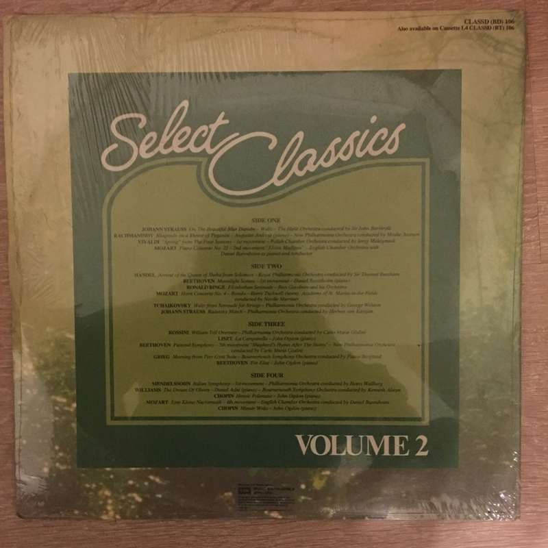 Select Classics - Vol 2 - Vinyl LP Record - Sealed