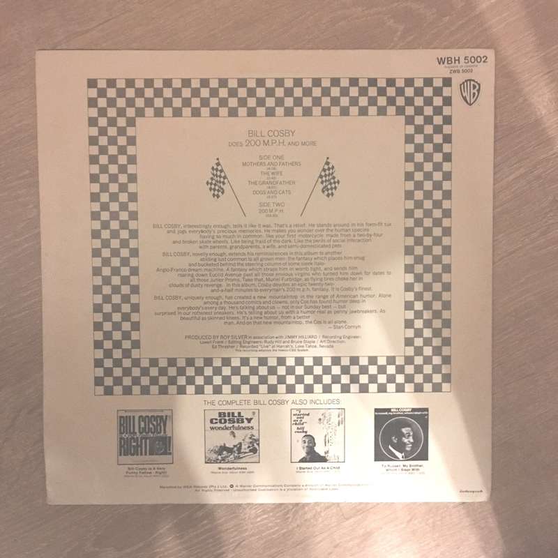 Bill Cosby - 200 MPH - Vinyl LP Record - Opened  - Very-Good Quality (VG)