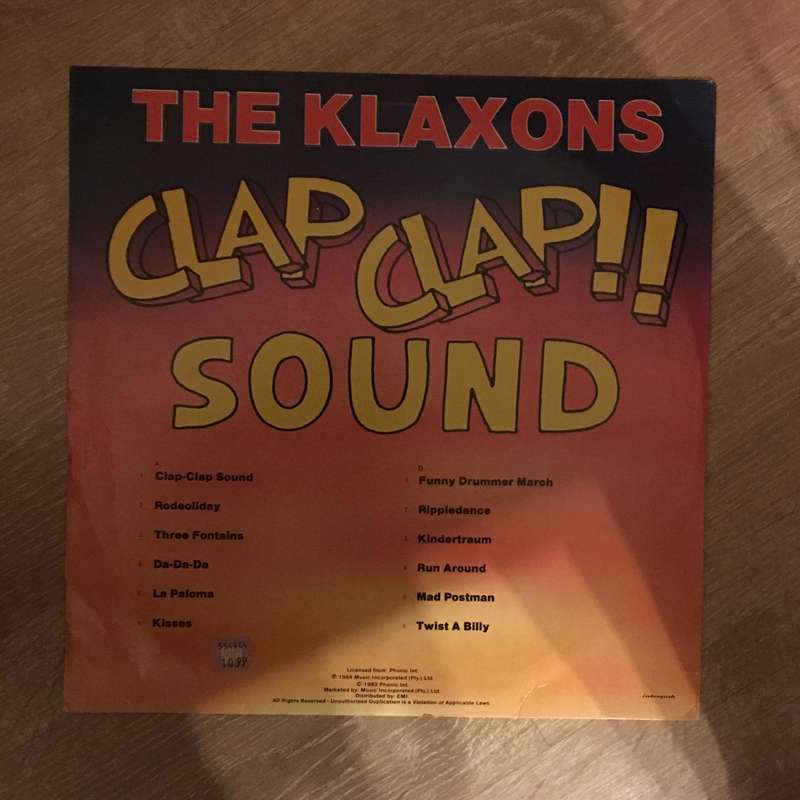 The Klaxons - Clap Clap Sound - Vinyl LP Record - Opened  - Very-Good- Quality (VG-)