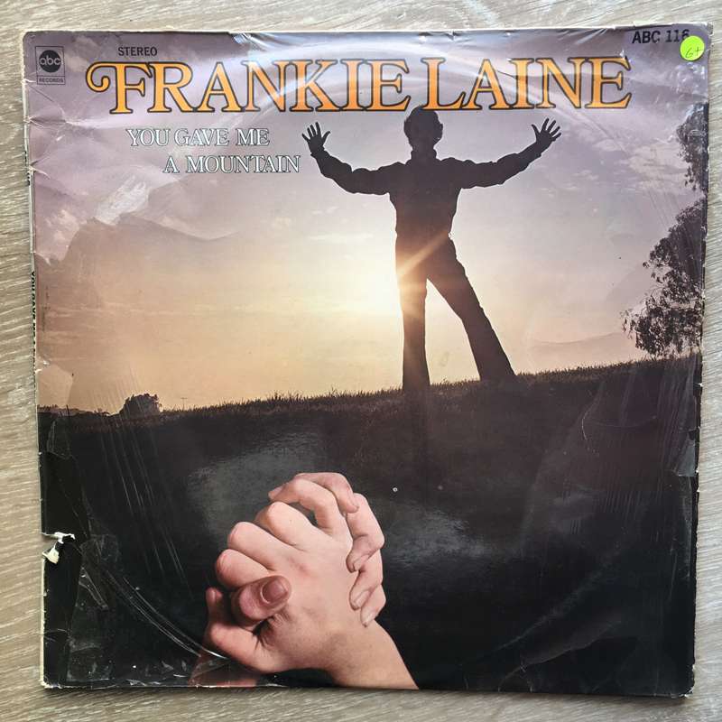 Frankie Laine  You Gave Me A Mountain  Vinyl LP Record - Opened  - Very-Good+ Quality (VG+)