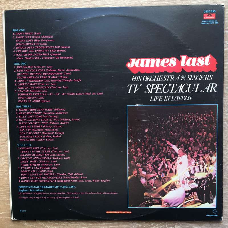 James Last - TV Spectacular  - Double Vinyl LP Record - Opened  - Very-Good+ Quality (VG+)
