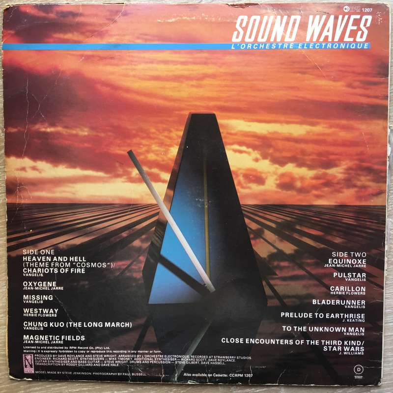 L'Orchestre Electronique  Sound Waves - Vinyl LP Record - Opened  - Very-Good- Quality (VG-)