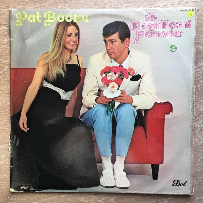Pat Boone  25 Magnificent Memories  Vinyl LP Record - Opened  - Good+ Quality (G+)