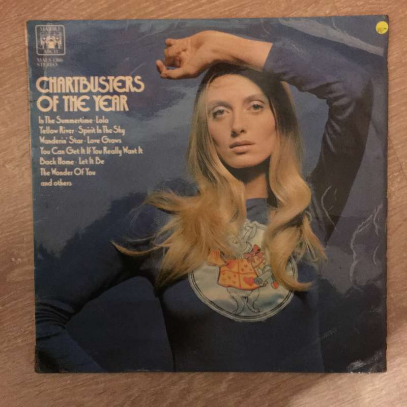 Chartbusters Of The Year - Vinyl LP Record - Opened  - Very-Good- Quality (VG-)